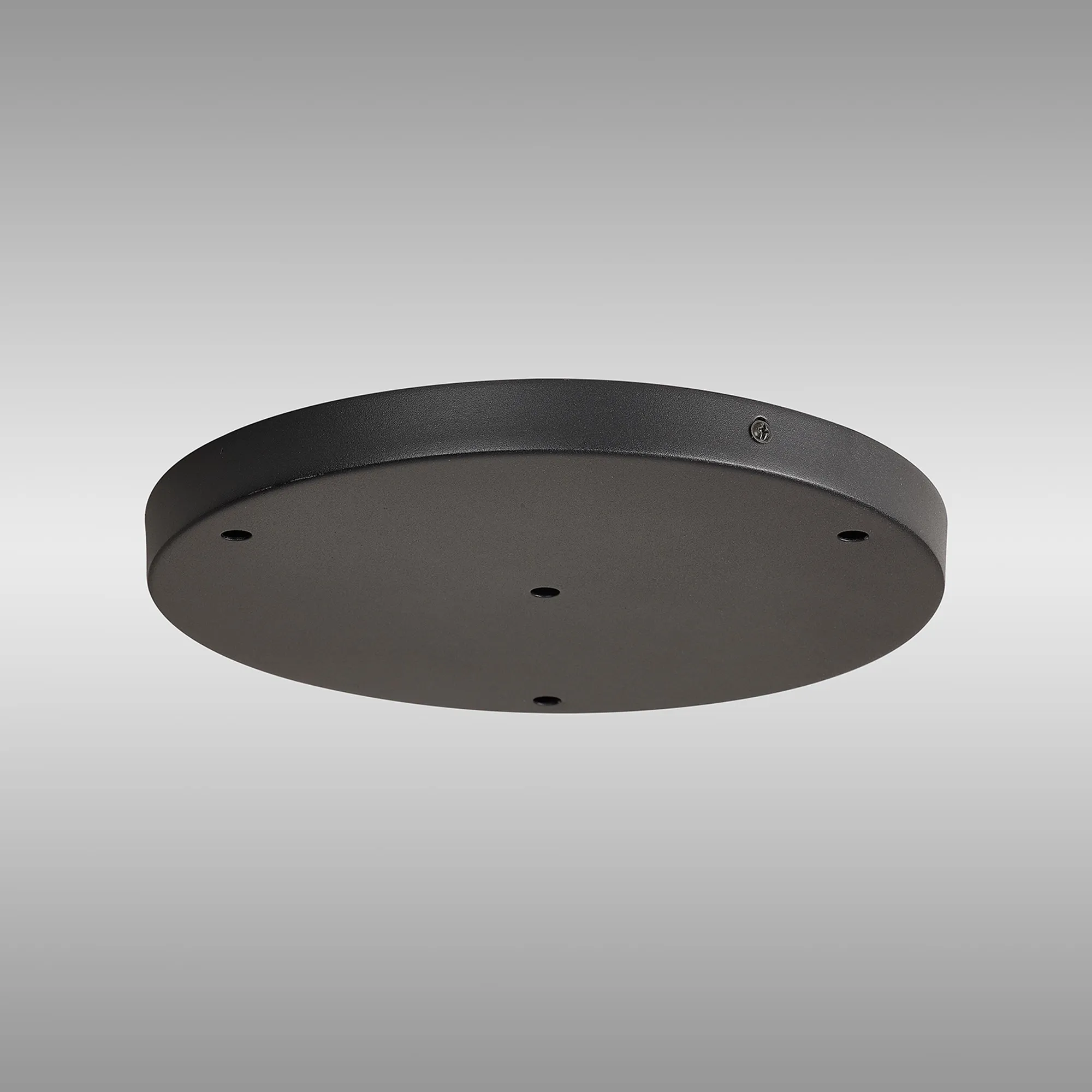 Hayes 4 Hole 28cm Round Ceiling Plate Satin Black D0829BL  Deco Hayes Black